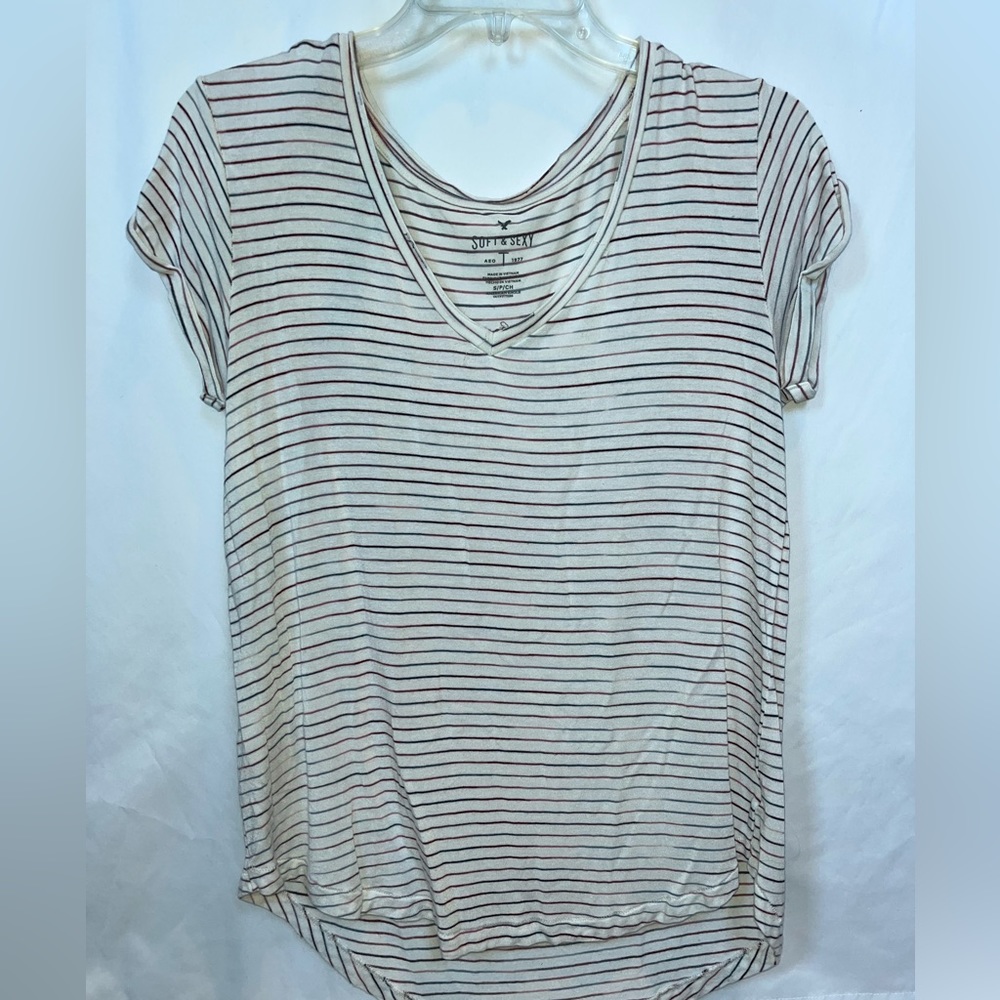 American Eagle Soft and Sexy Striped Tee